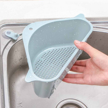 Load image into Gallery viewer, Kitchen Vegetable Shelving Sink Triangulars Useful Suction Cup Sink Shelf Soap Sponge Drain Rack Sucker Storage